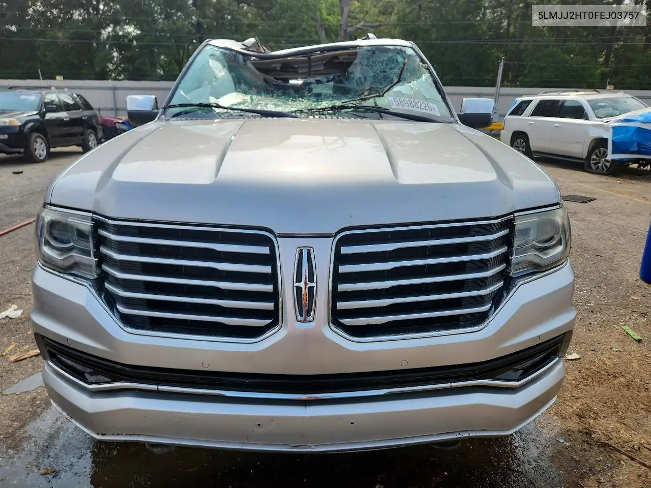 2015 Lincoln Navigator VIN: 5LMJJ2HT0FEJ03757 Lot: 58988226