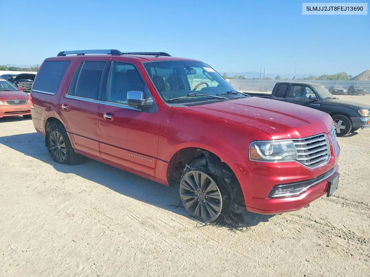 2015 Lincoln Navigator VIN: 5LMJJ2JT8FEJ13690 Lot: 60252576