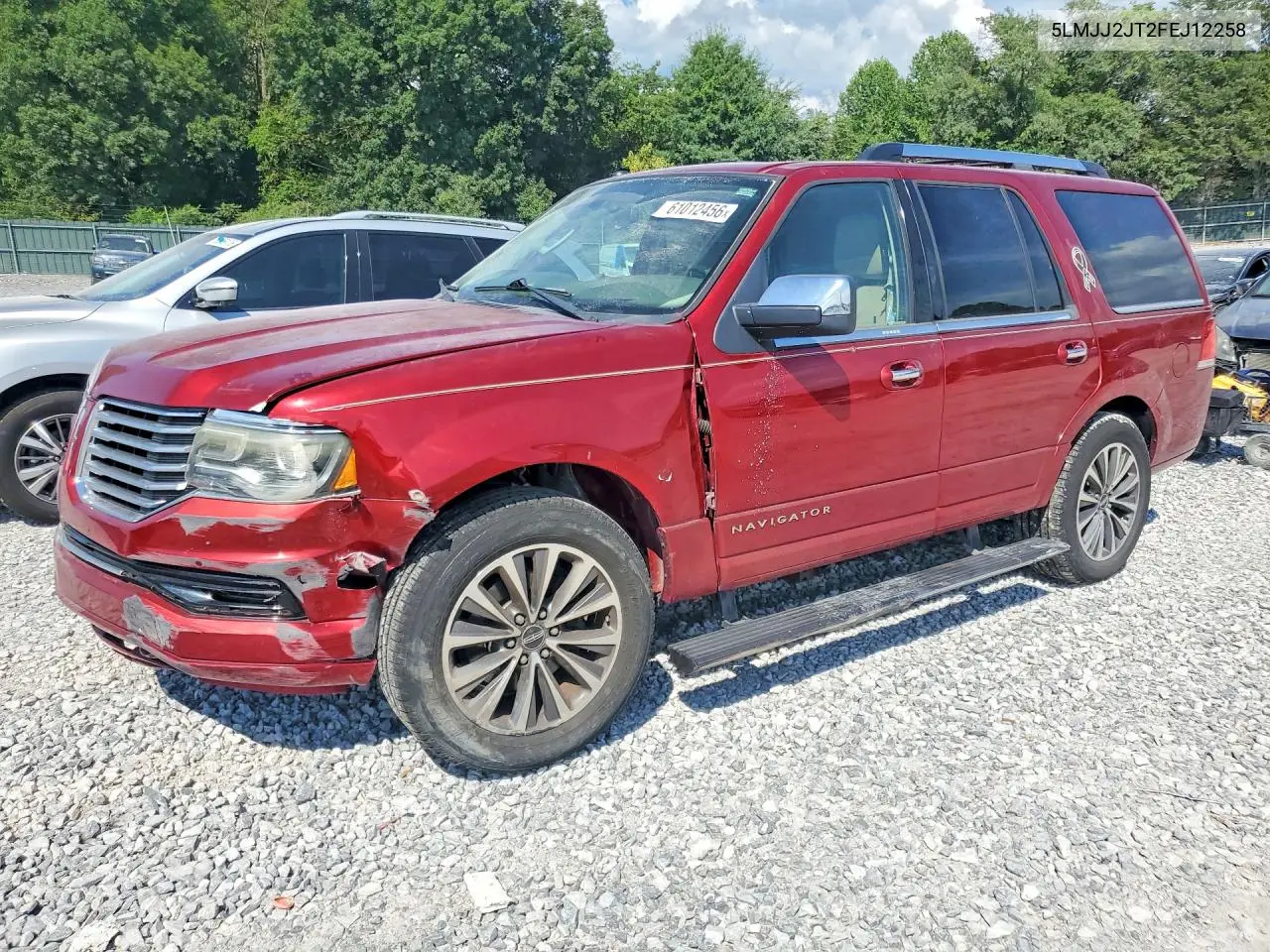 2015 Lincoln Navigator VIN: 5LMJJ2JT2FEJ12258 Lot: 61012456