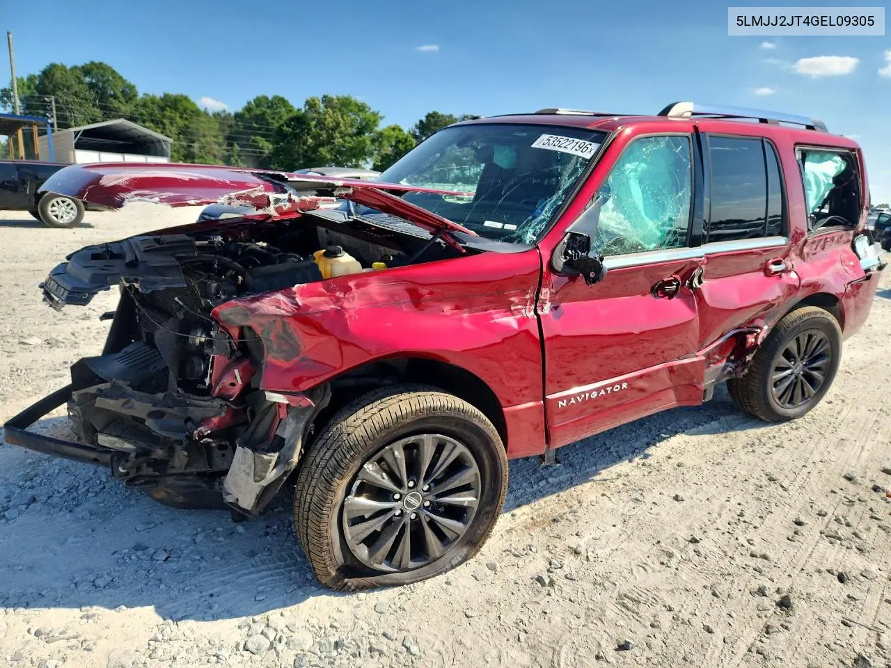 2016 Lincoln Navigator Select VIN: 5LMJJ2JT4GEL09305 Lot: 53522196