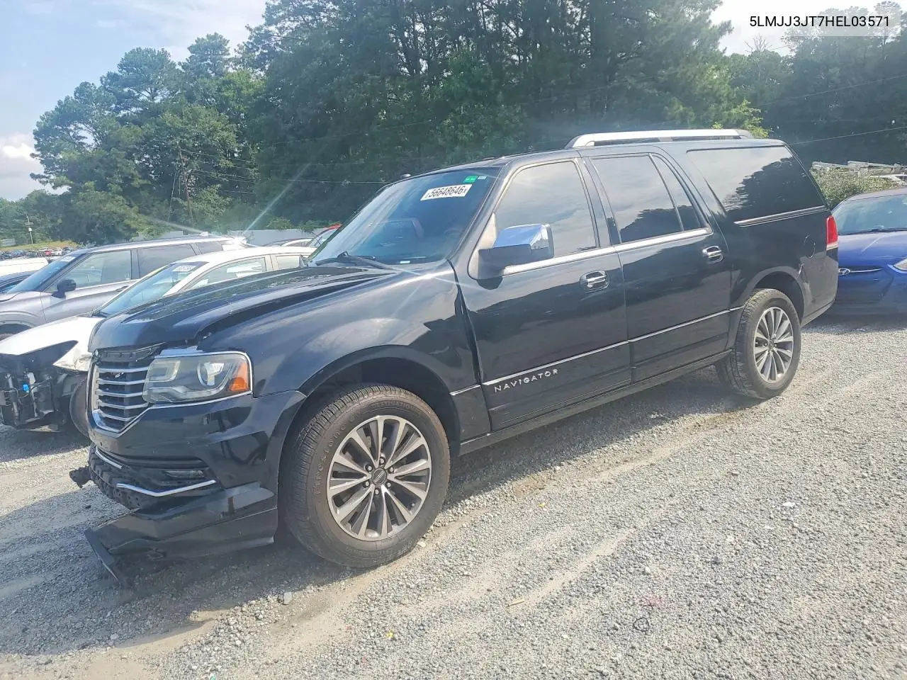 2017 Lincoln Navigator L Select VIN: 5LMJJ3JT7HEL03571 Lot: 56648646