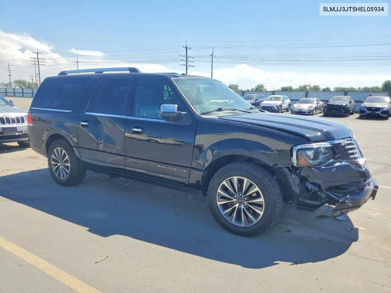 2017 Lincoln Navigator L Select VIN: 5LMJJ3JT5HEL05934 Lot: 59975436