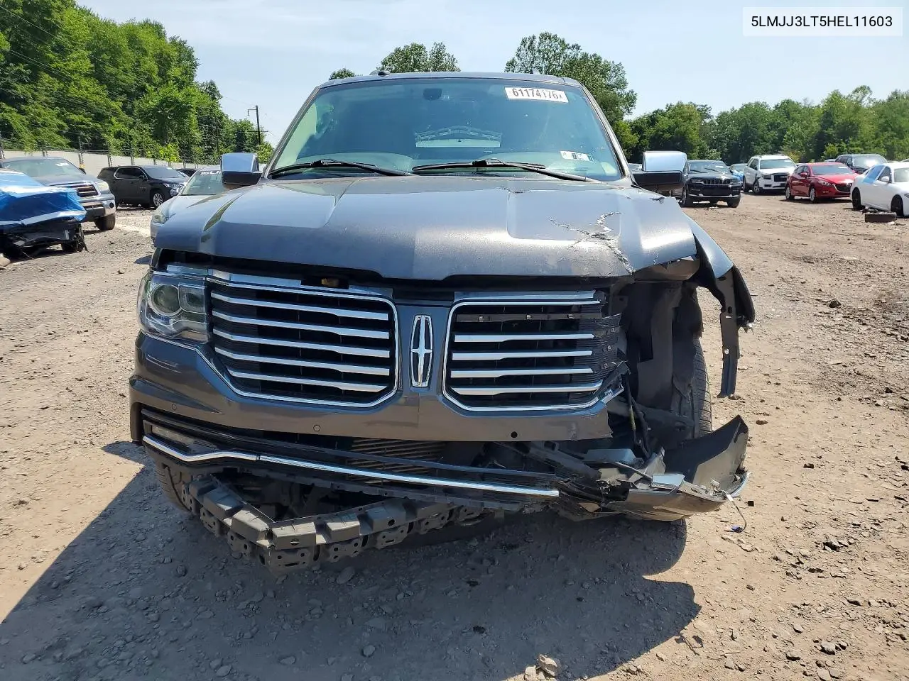2017 Lincoln Navigator L Reserve VIN: 5LMJJ3LT5HEL11603 Lot: 61174176