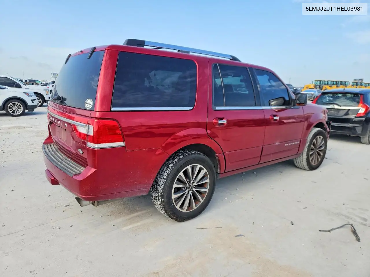 2017 Lincoln Navigator Select VIN: 5LMJJ2JT1HEL03981 Lot: 85966555
