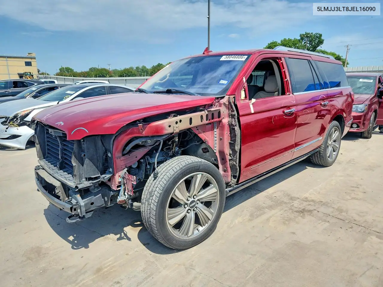 2018 Lincoln Navigator L Reserve VIN: 5LMJJ3LT8JEL16090 Lot: 58046886