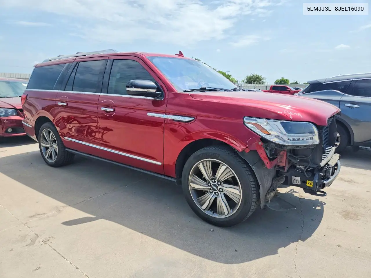 2018 Lincoln Navigator L Reserve VIN: 5LMJJ3LT8JEL16090 Lot: 58046886