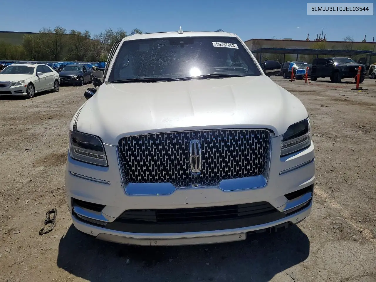 2018 Lincoln Navigator L Reserve VIN: 5LMJJ3LT0JEL03544 Lot: 59247066