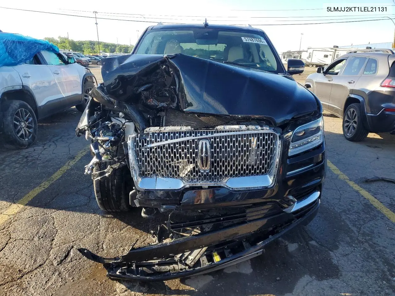 2020 Lincoln Navigator Reserve VIN: 5LMJJ2KT1LEL21131 Lot: 57487696