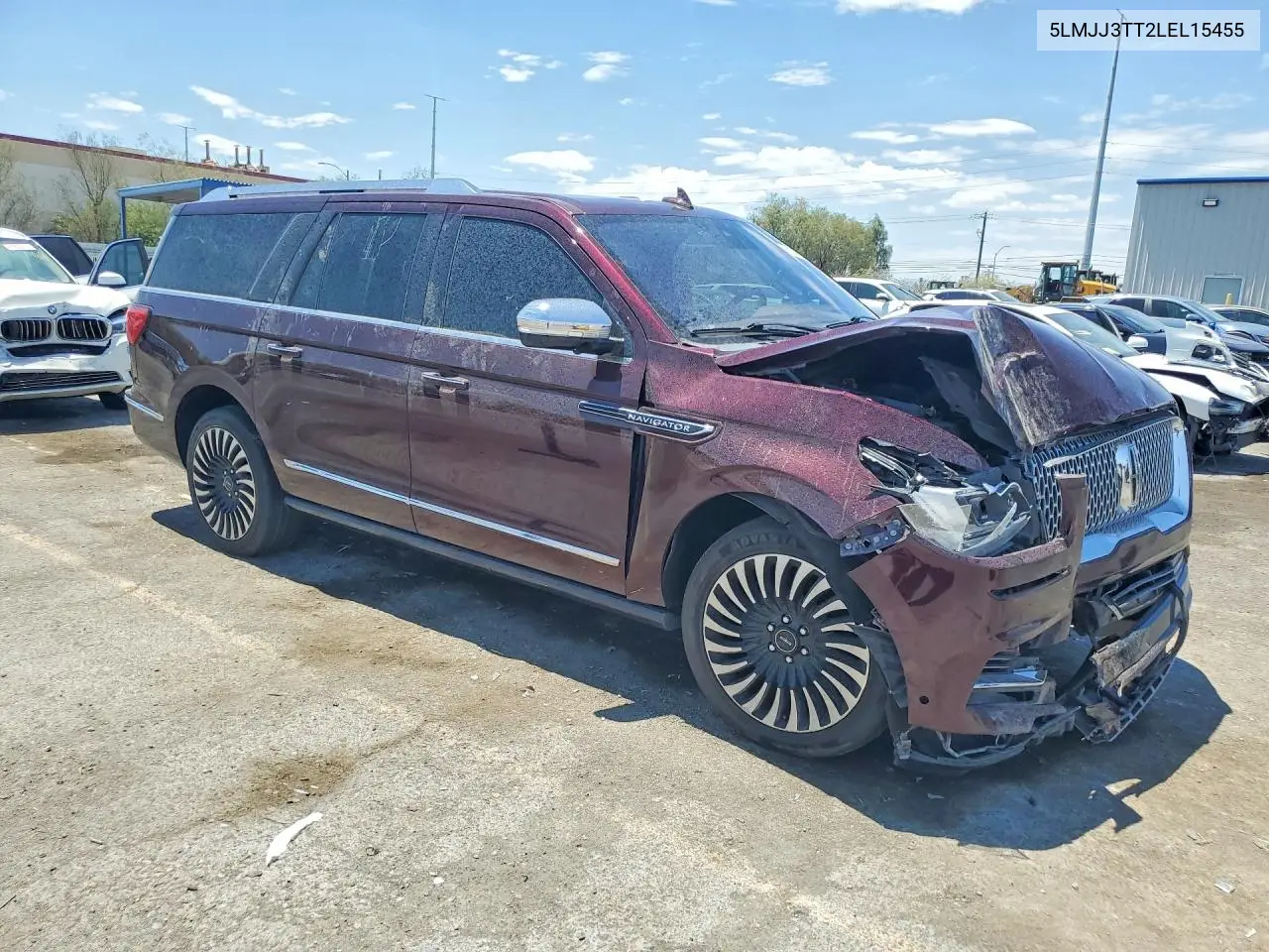 2020 Lincoln Navigator L Black Label VIN: 5LMJJ3TT2LEL15455 Lot: 61915116