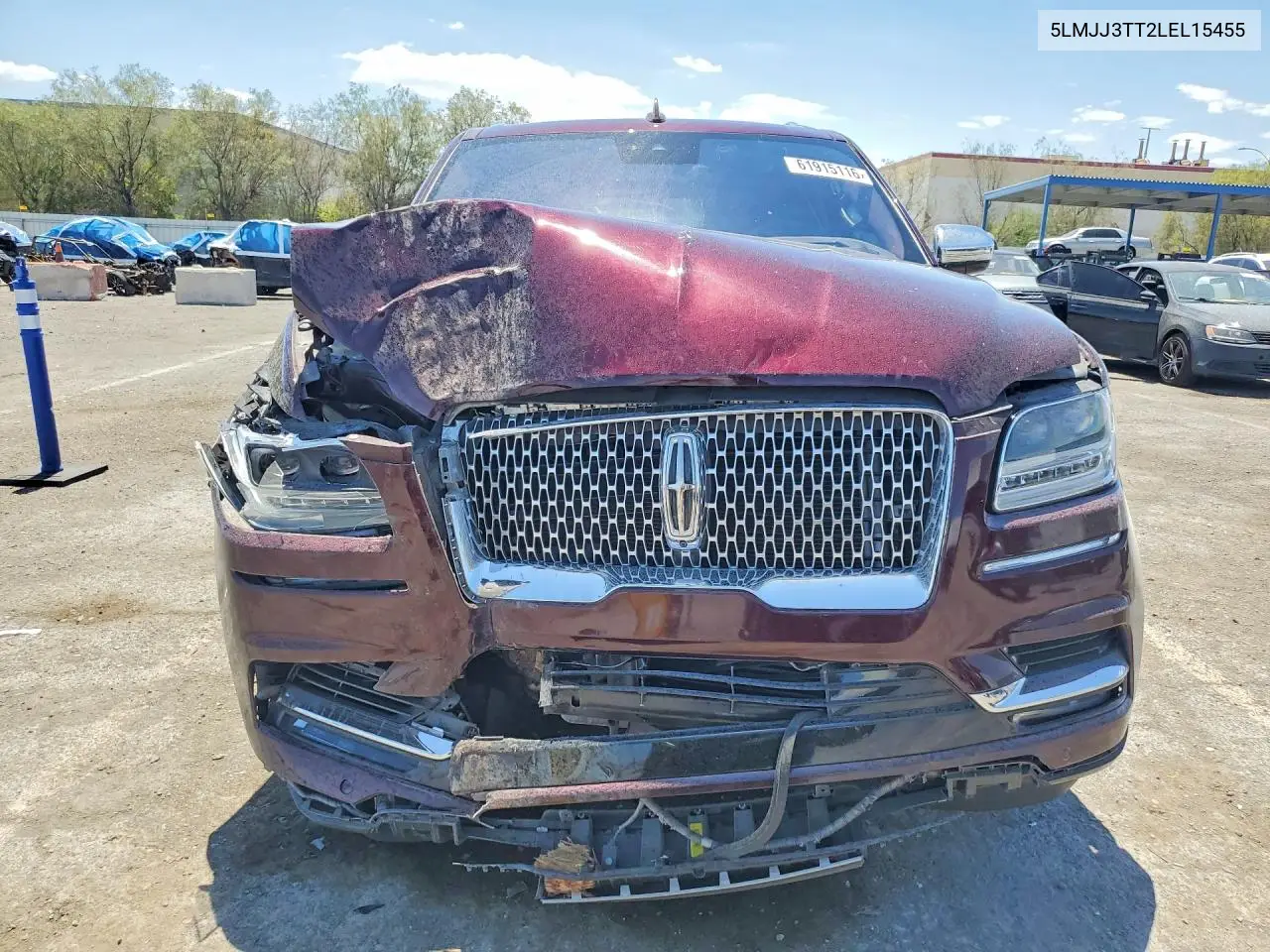 2020 Lincoln Navigator L Black Label VIN: 5LMJJ3TT2LEL15455 Lot: 61915116