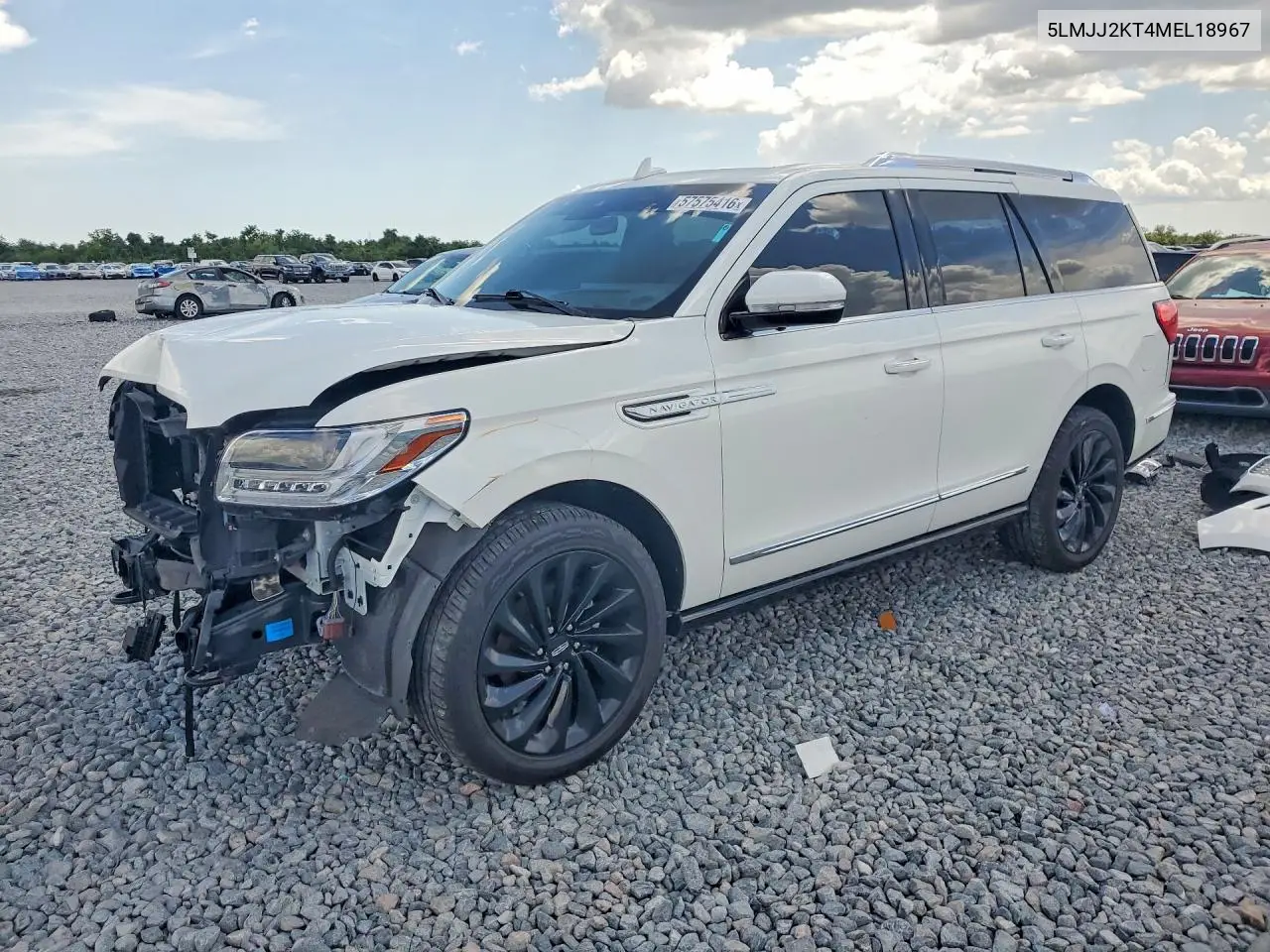 2021 Lincoln Navigator Reserve VIN: 5LMJJ2KT4MEL18967 Lot: 57575416