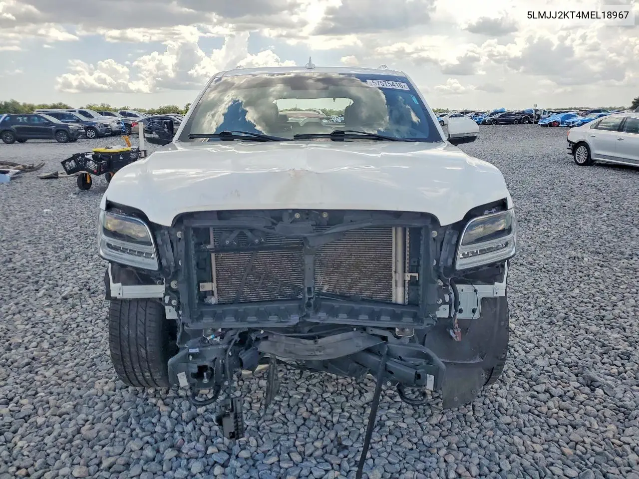 2021 Lincoln Navigator Reserve VIN: 5LMJJ2KT4MEL18967 Lot: 57575416