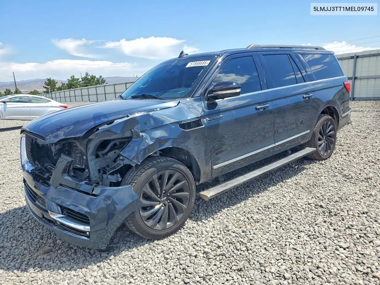 2021 Lincoln Navigator L Black Label VIN: 5LMJJ3TT1MEL09745 Lot: 57888686