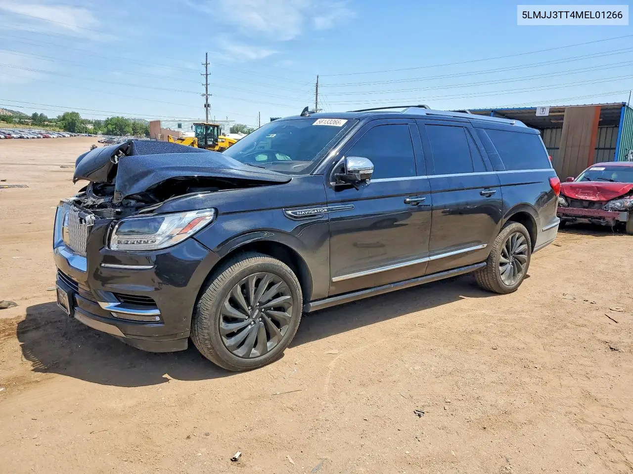 2021 Lincoln Navigator L Black Label VIN: 5LMJJ3TT4MEL01266 Lot: 58133266