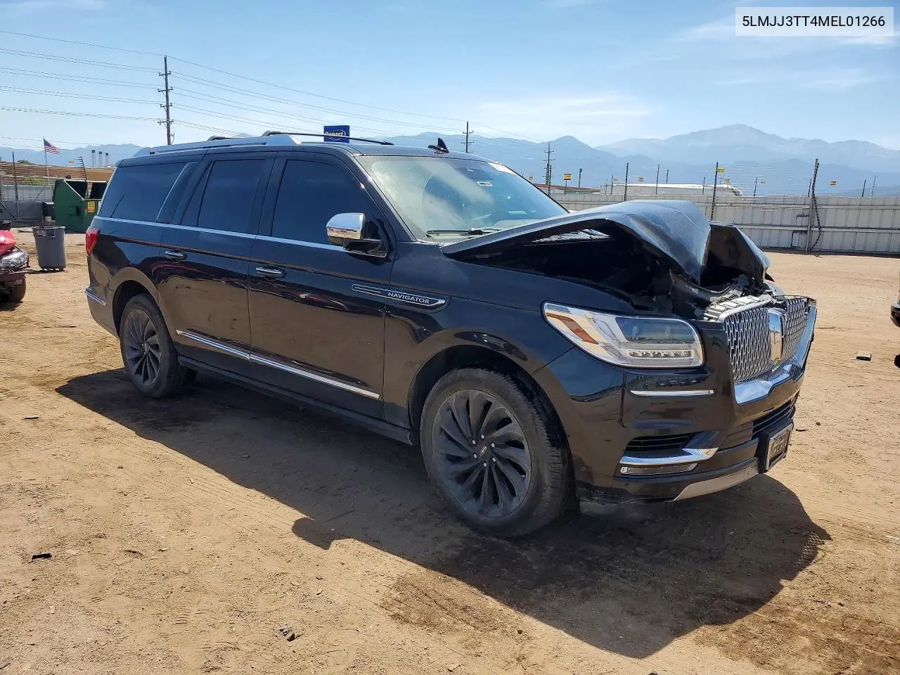 2021 Lincoln Navigator L Black Label VIN: 5LMJJ3TT4MEL01266 Lot: 58133266