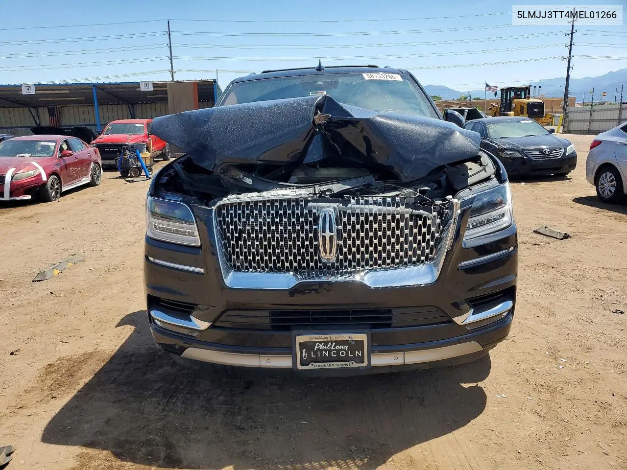 2021 Lincoln Navigator L Black Label VIN: 5LMJJ3TT4MEL01266 Lot: 58133266
