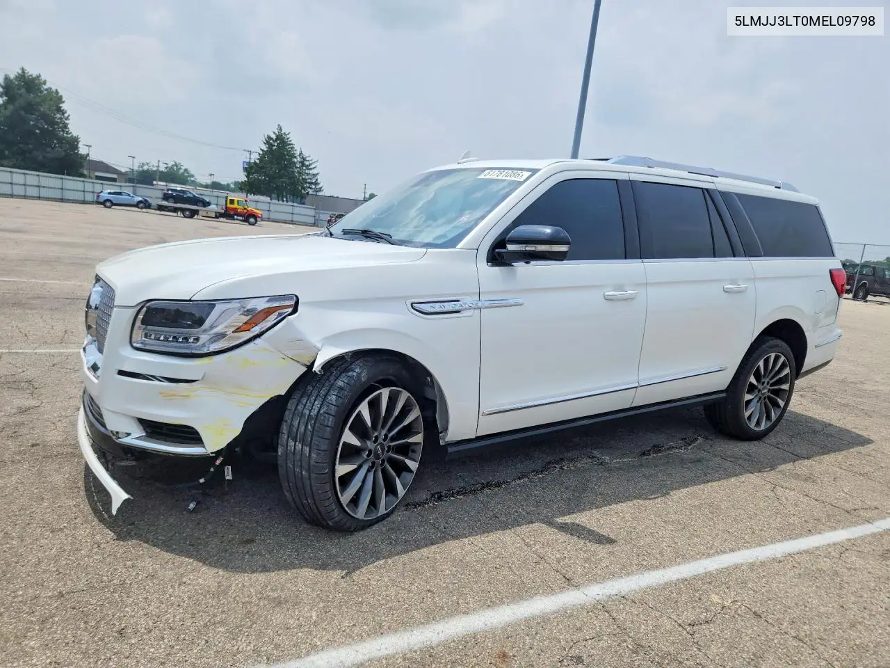 2021 Lincoln Navigator L Reserve VIN: 5LMJJ3LT0MEL09798 Lot: 61781086