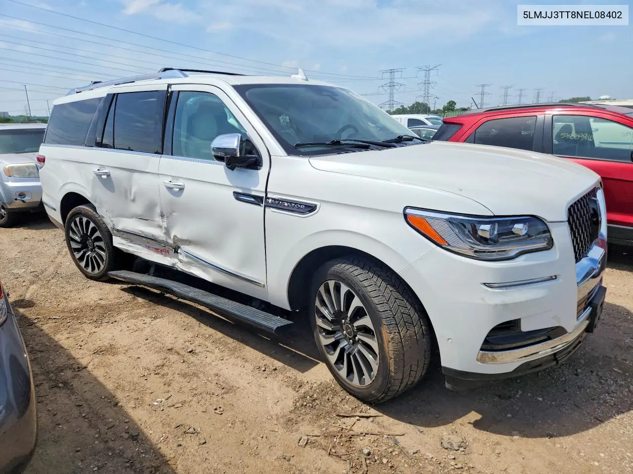 2022 Lincoln Navigator L Black Label VIN: 5LMJJ3TT8NEL08402 Lot: 59155896
