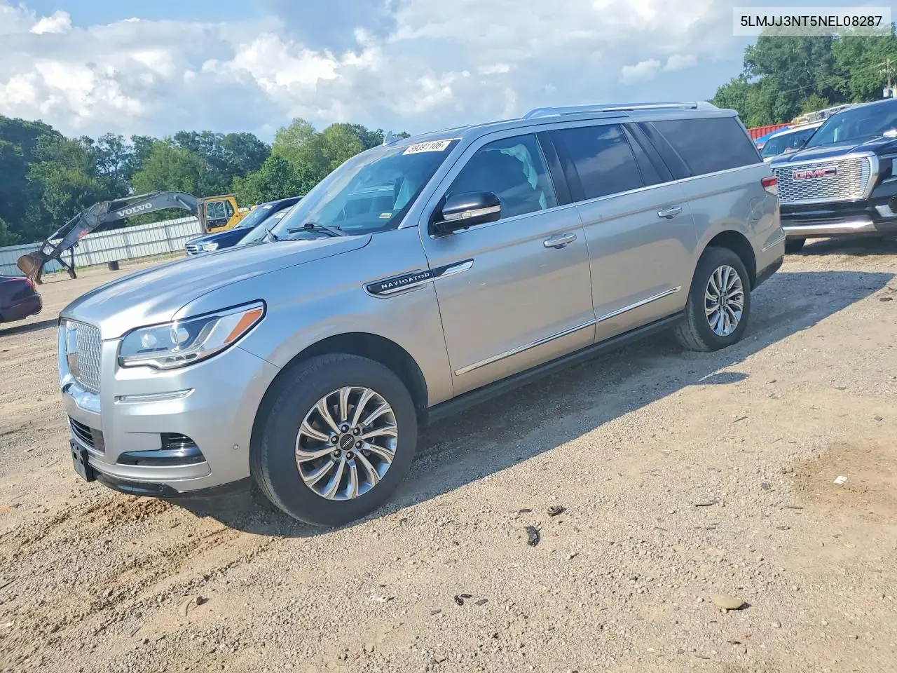 2022 Lincoln Navigator L VIN: 5LMJJ3NT5NEL08287 Lot: 59391106