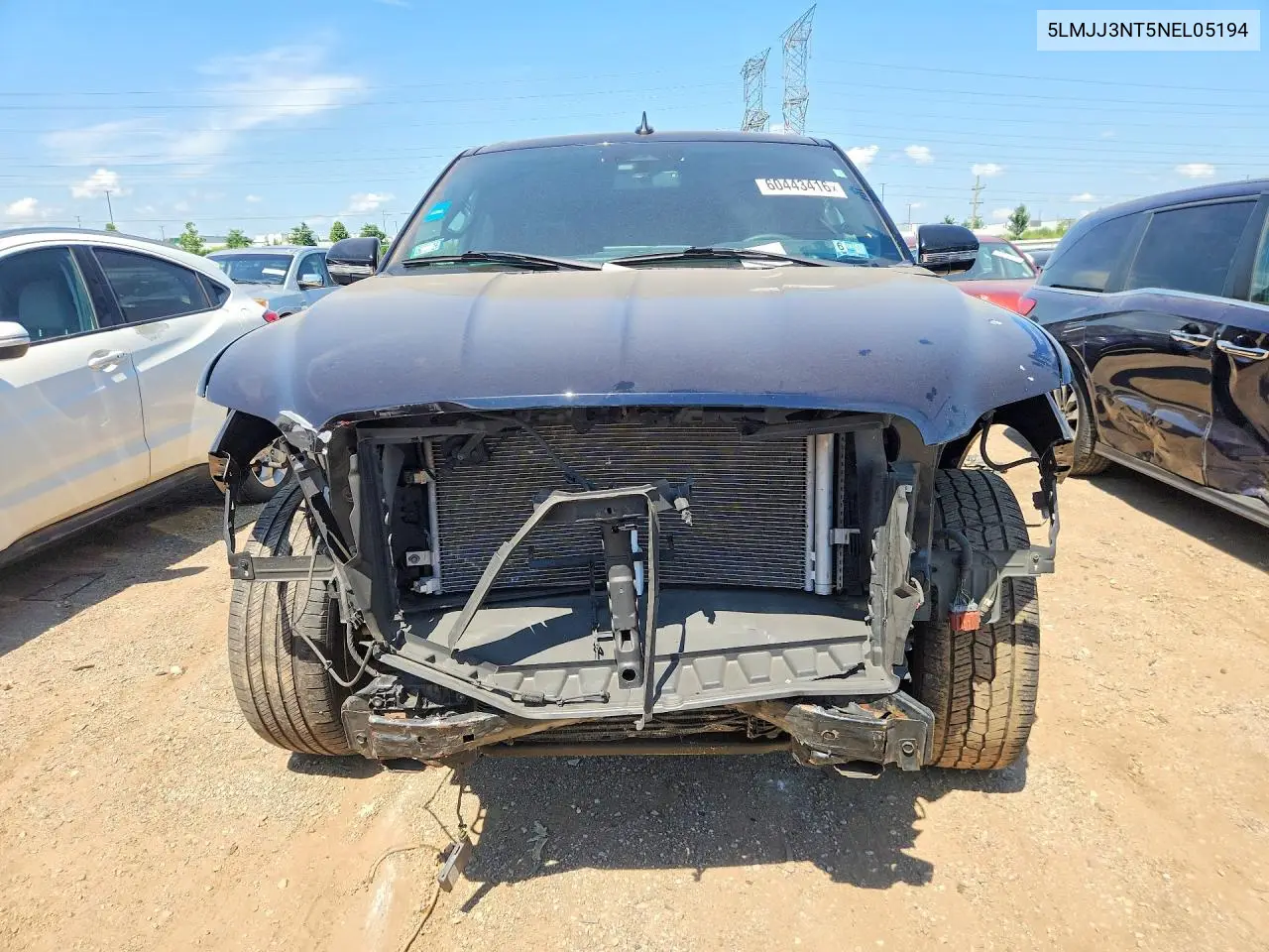 2022 Lincoln Navigator L VIN: 5LMJJ3NT5NEL05194 Lot: 60443416