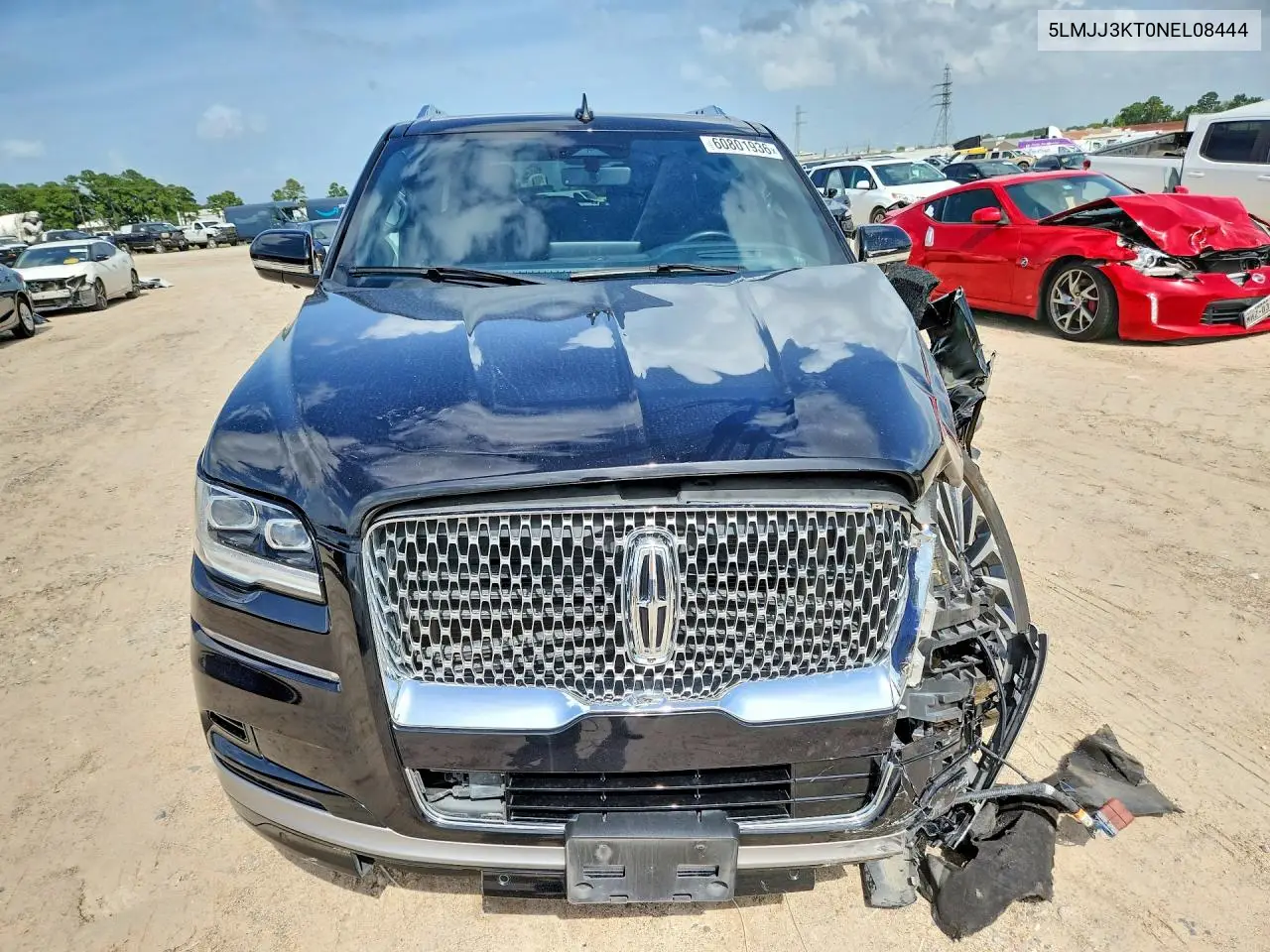 2022 Lincoln Navigator L Reserve VIN: 5LMJJ3KT0NEL08444 Lot: 60801936