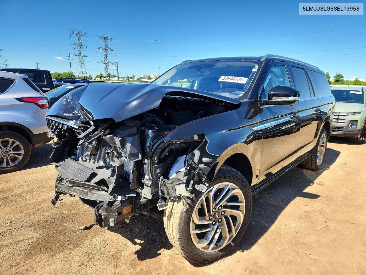 2025 Lincoln Navigator L Reserve VIN: 5LMJJ3LG5SEL13958 Lot: 57944136