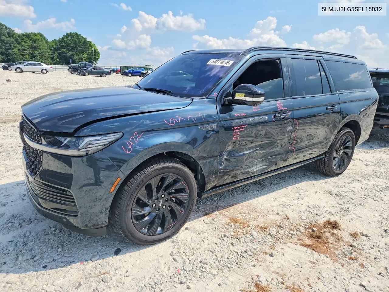2025 Lincoln Navigator L Reserve VIN: 5LMJJ3LG5SEL15032 Lot: 58874086