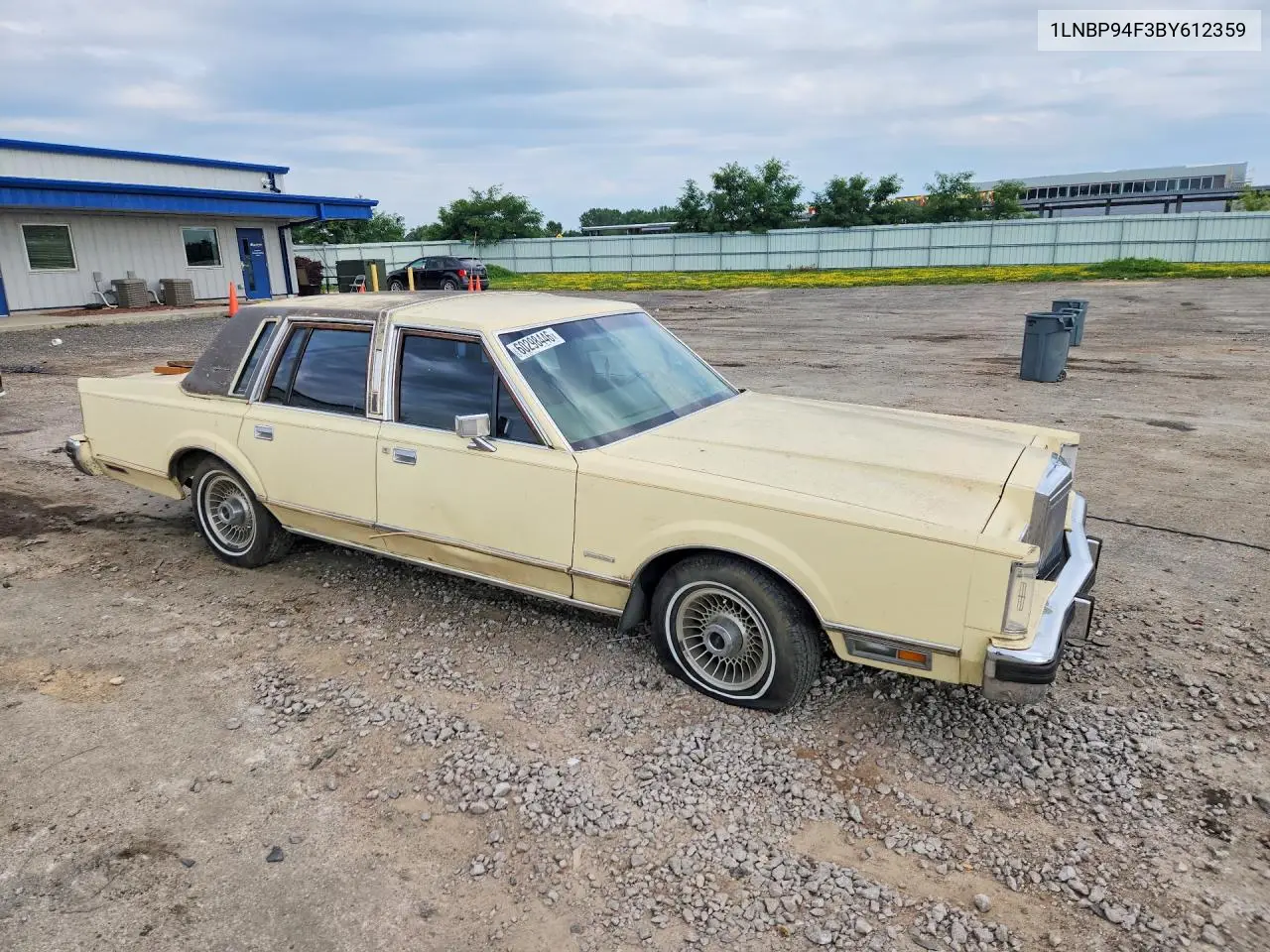 1981 Lincoln Town Car VIN: 1LNBP94F3BY612359 Lot: 60298446