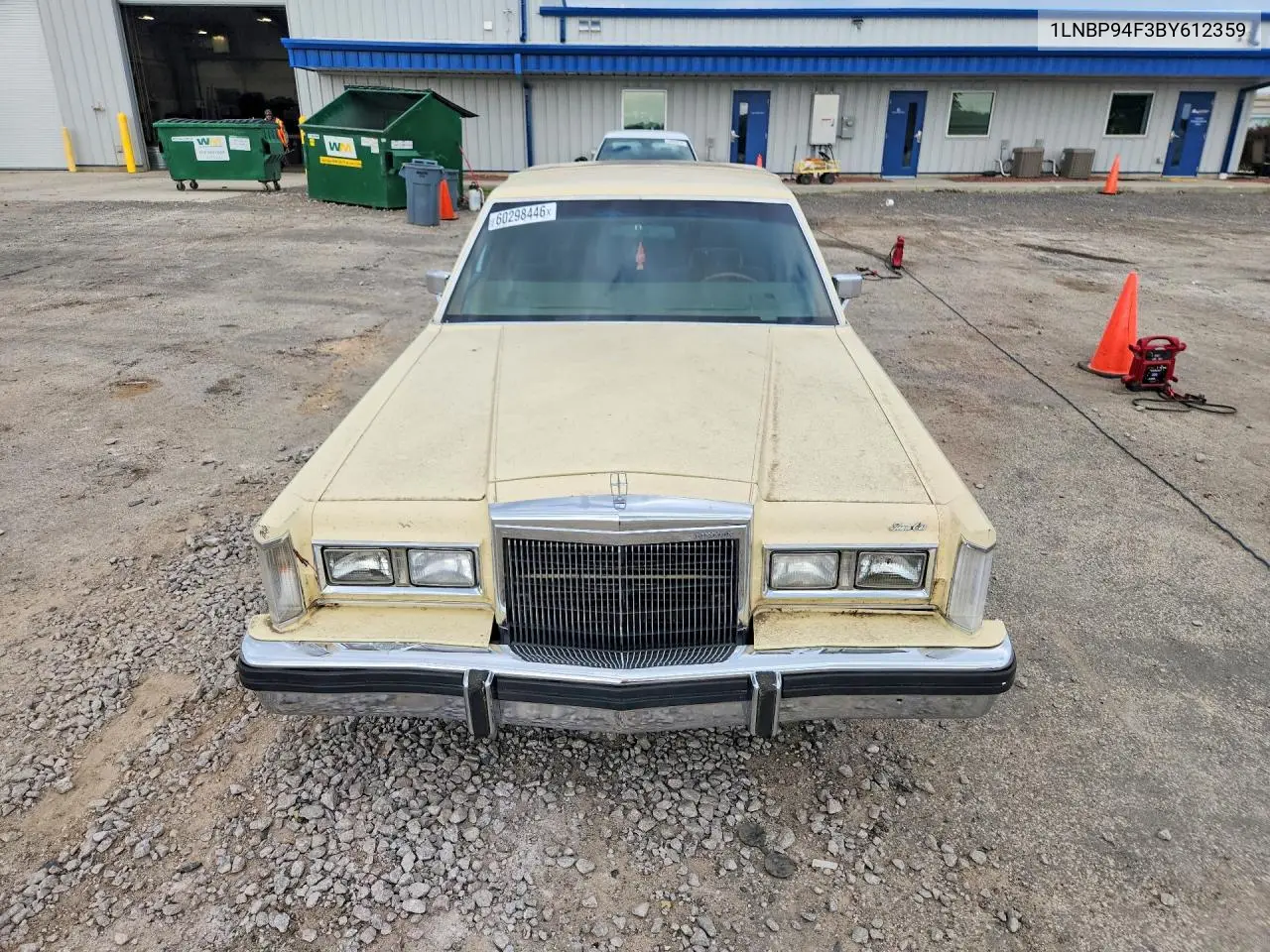 1981 Lincoln Town Car VIN: 1LNBP94F3BY612359 Lot: 60298446