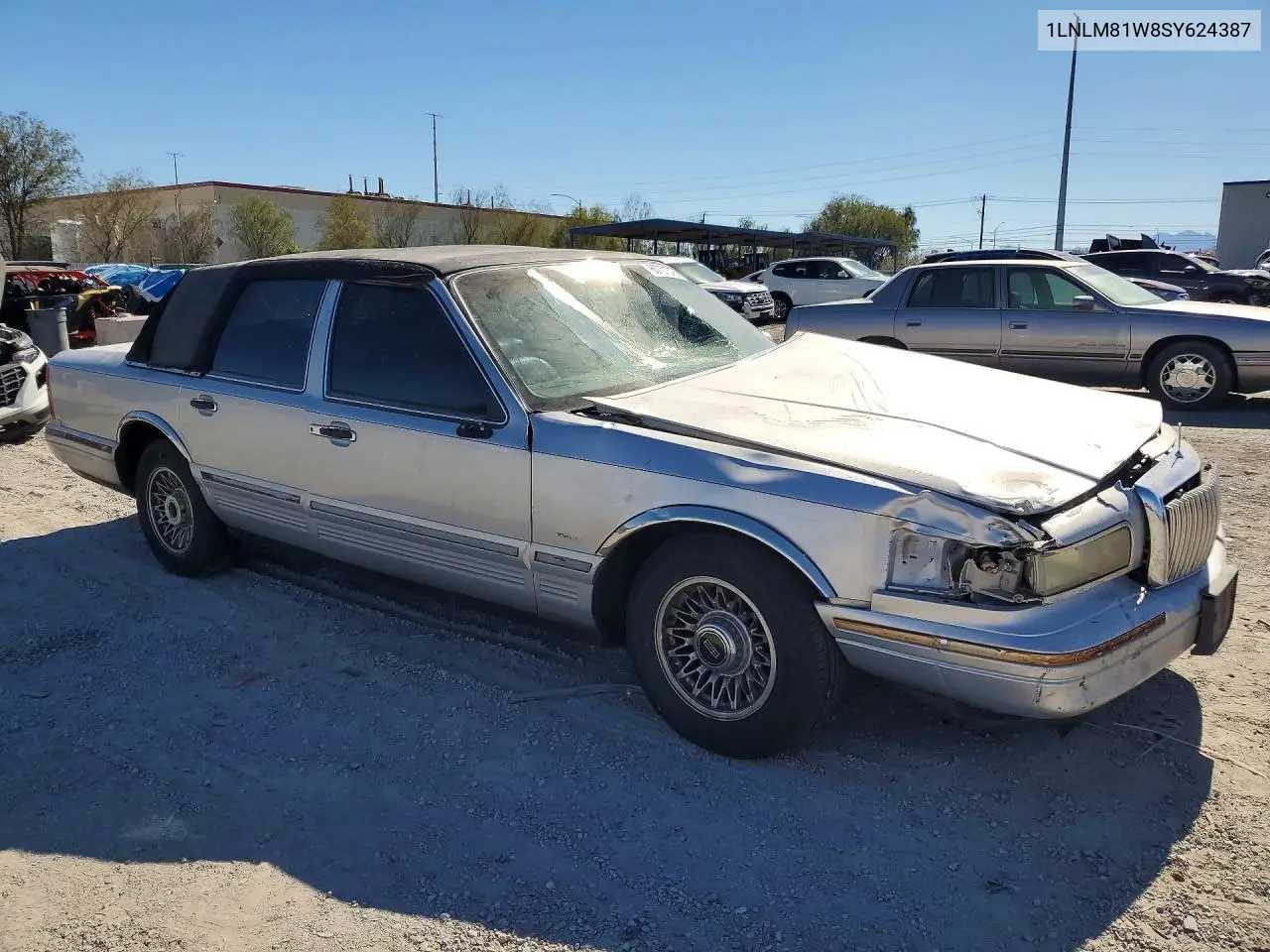 1995 Lincoln Town Car Executive VIN: 1LNLM81W8SY624387 Lot: 60701376