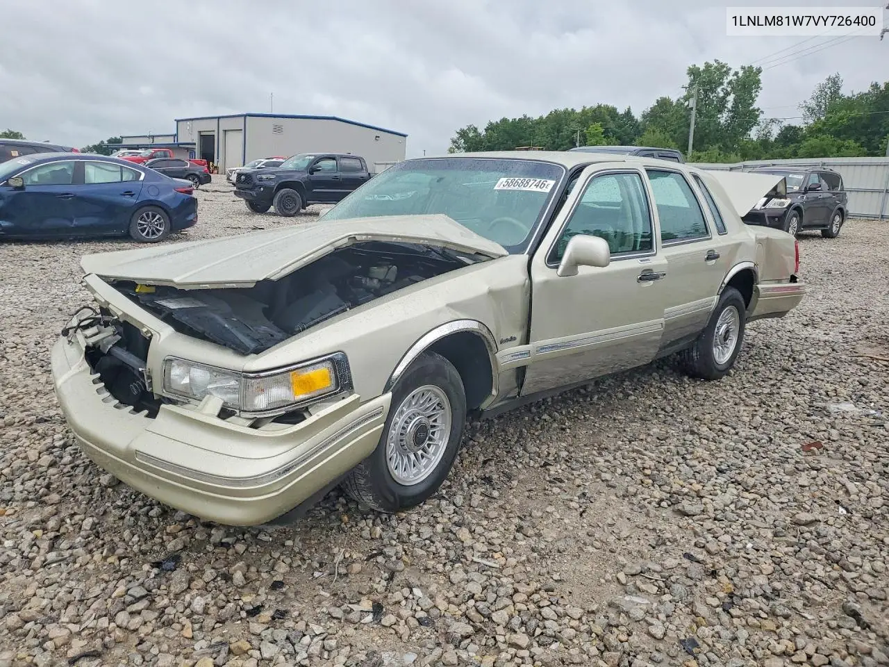1997 Lincoln Town Car Executive VIN: 1LNLM81W7VY726400 Lot: 58688746