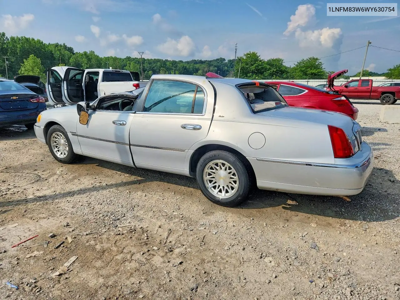 1998 Lincoln Town Car Cartier VIN: 1LNFM83W6WY630754 Lot: 60033806