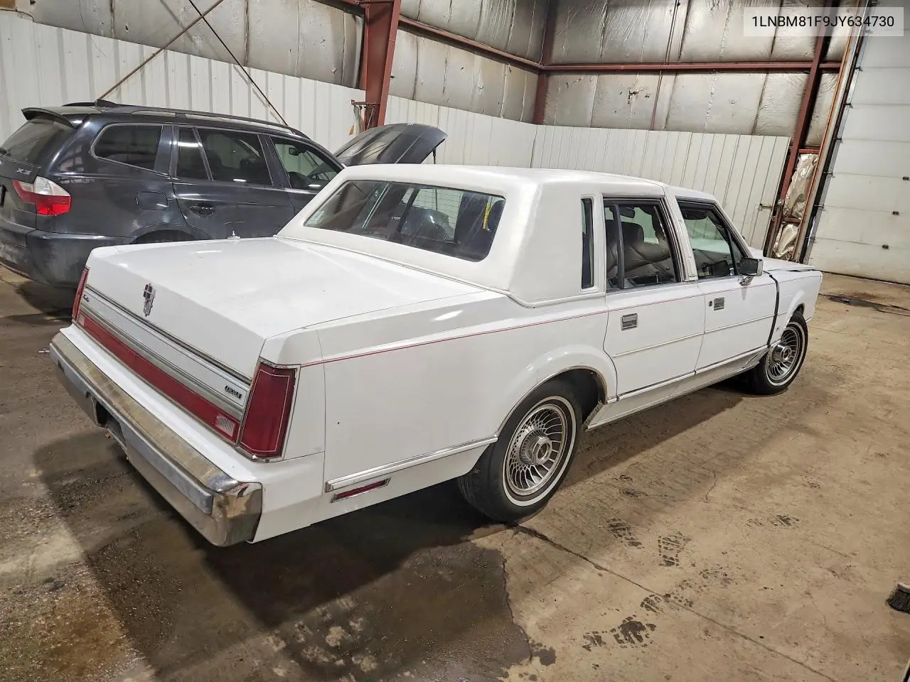 1998 Lincoln Town Car Executive VIN: 1LNBM81F9JY634730 Lot: 60216866