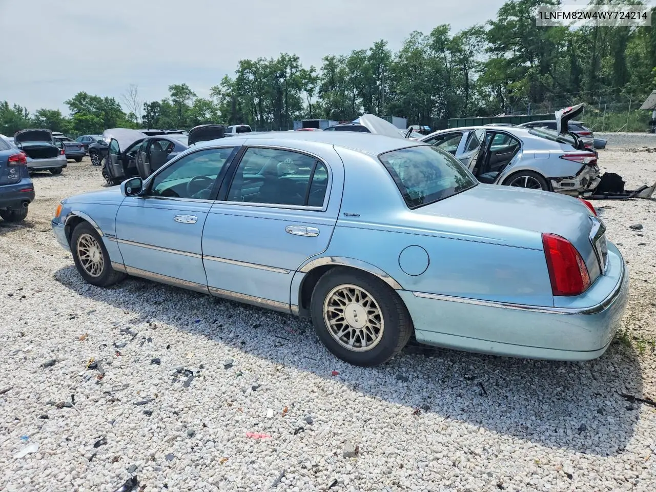 1998 Lincoln Town Car Signature VIN: 1LNFM82W4WY724214 Lot: 61863236