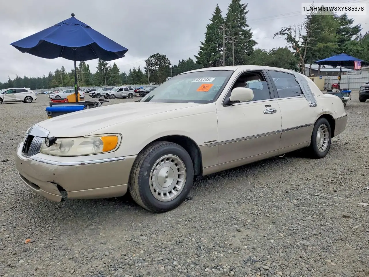 1999 Lincoln Town Car Executive VIN: 1LNHM81W8XY685378 Lot: 59175126