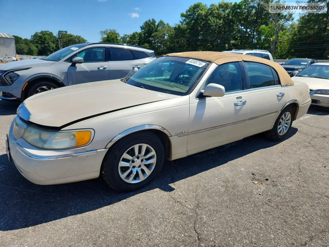 2000 Lincoln Town Car Cartier VIN: 1LNHM83W7YY765303 Lot: 60305716