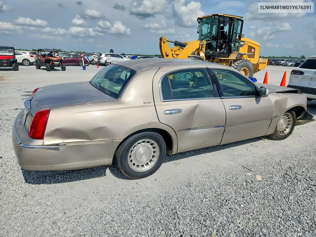 2001 Lincoln Town Car Executive VIN: 1LNHM81W01Y676391 Lot: 61068046
