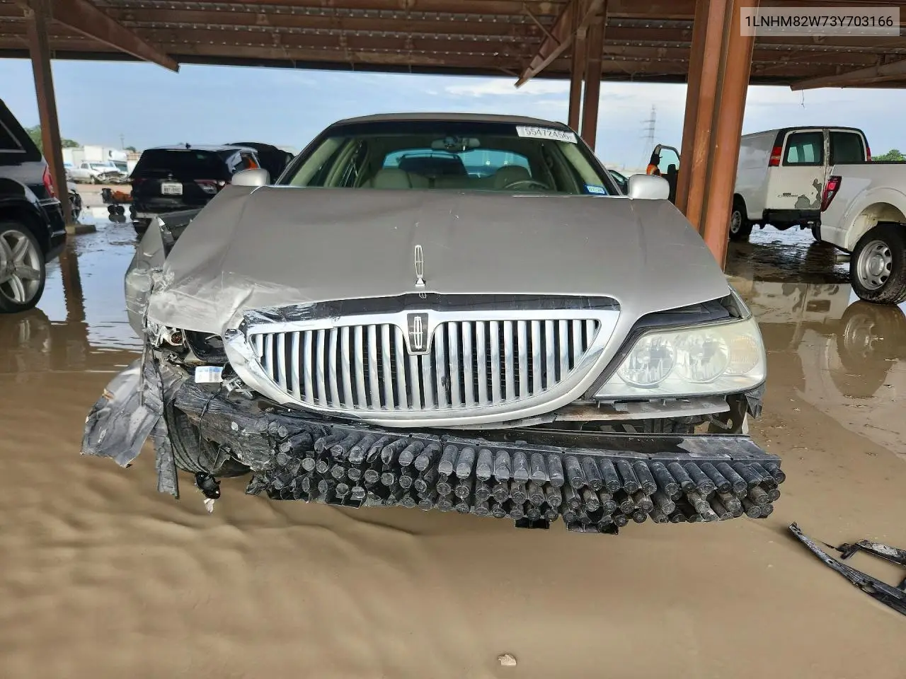 2003 Lincoln Town Car Signature VIN: 1LNHM82W73Y703166 Lot: 55472456