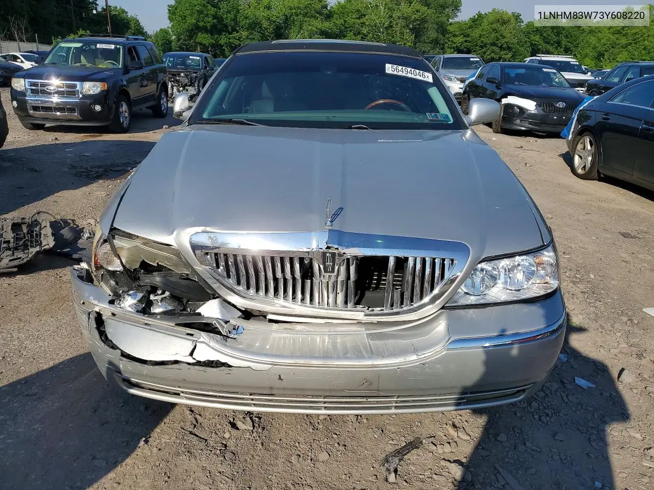 2003 Lincoln Town Car Cartier VIN: 1LNHM83W73Y608220 Lot: 56494046