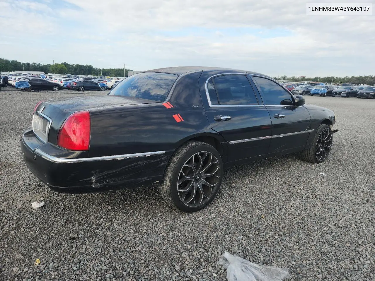 2003 Lincoln Town Car Cartier VIN: 1LNHM83W43Y643197 Lot: 56777736