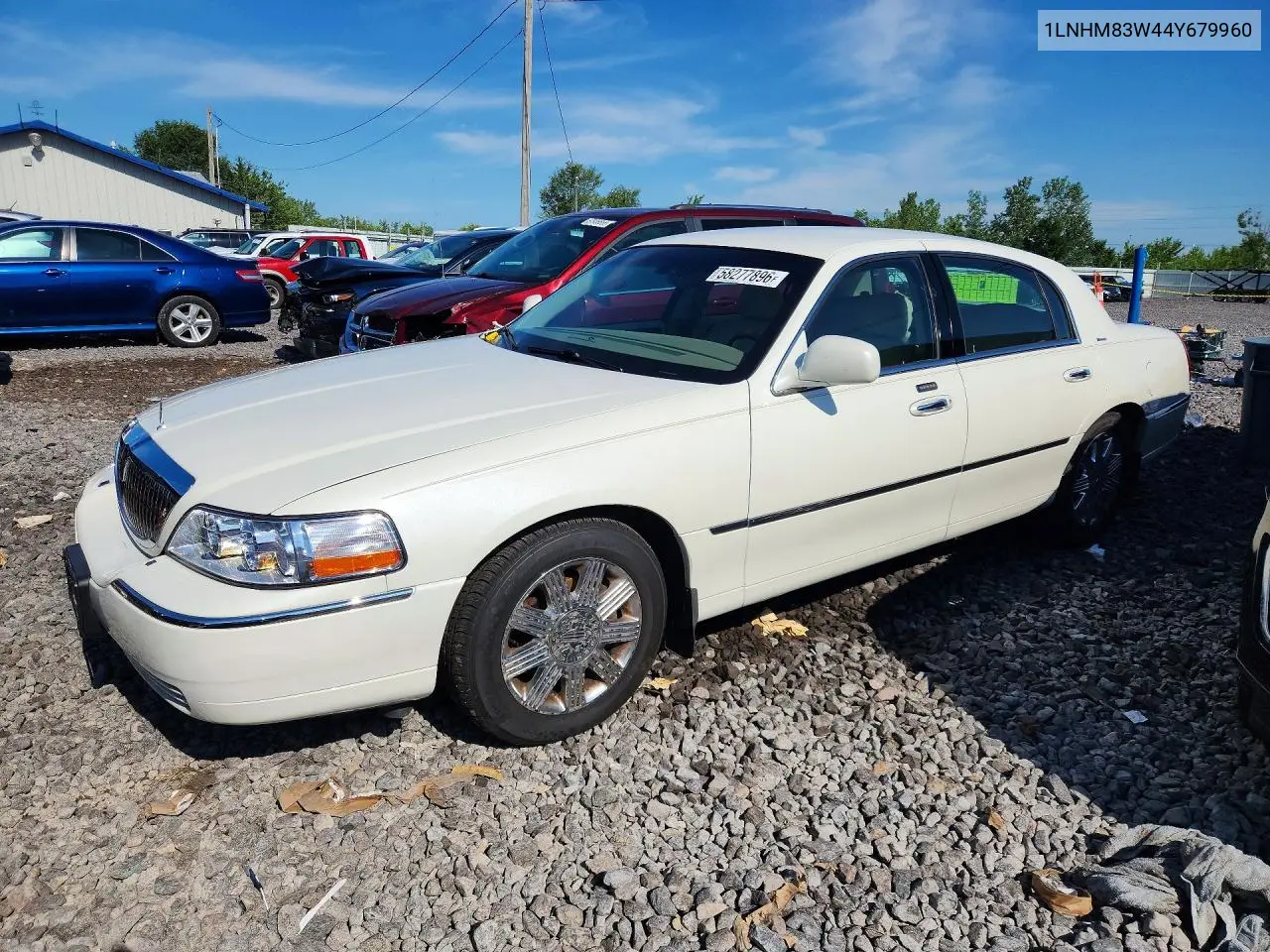 2004 Lincoln Town Car Ultimate VIN: 1LNHM83W44Y679960 Lot: 58277896