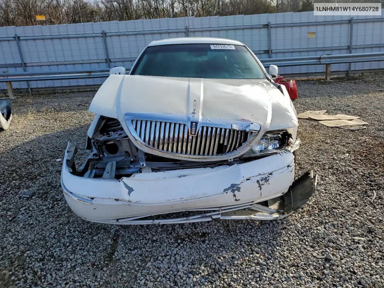1LNHM81W14Y680728 2004 Lincoln Town Car Executive