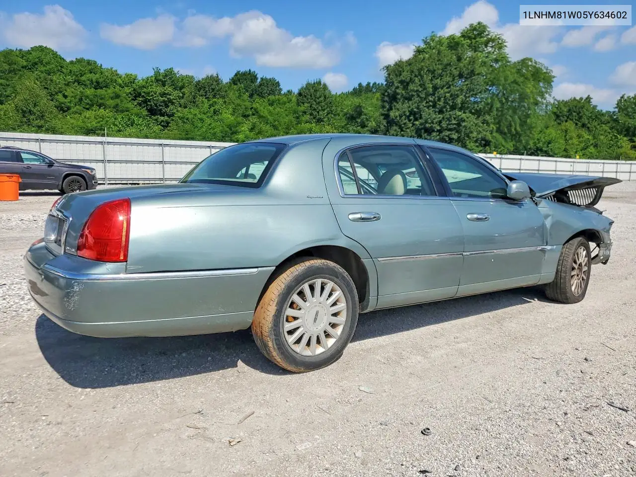 2005 Lincoln Town Car Signature VIN: 1LNHM81W05Y634602 Lot: 56492236