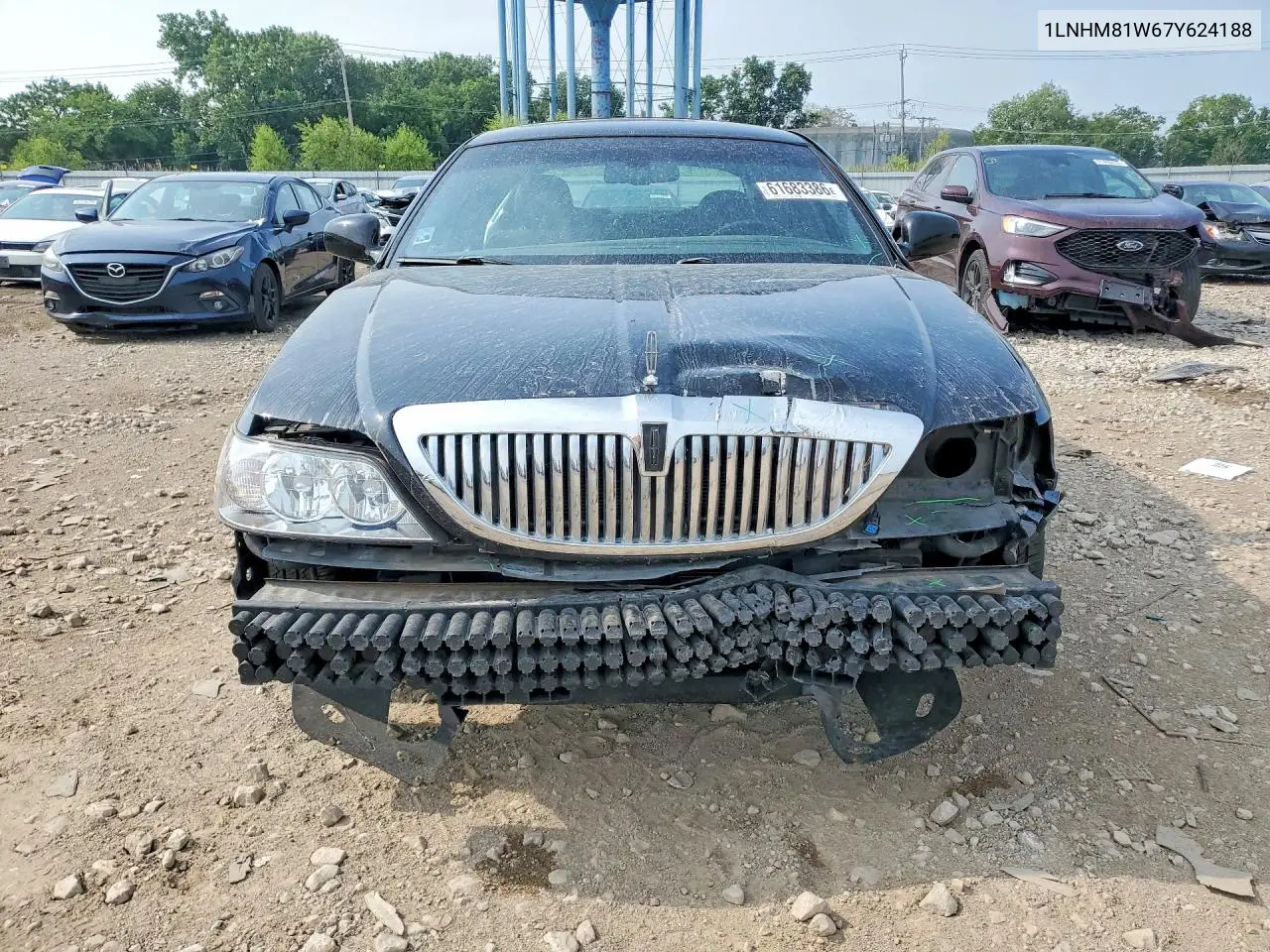 2007 Lincoln Town Car Signature VIN: 1LNHM81W67Y624188 Lot: 61683386