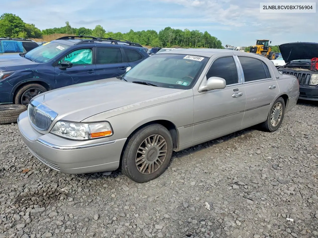 2011 Lincoln Town Car Signature Limited VIN: 2LNBL8CV0BX756904 Lot: 56774896
