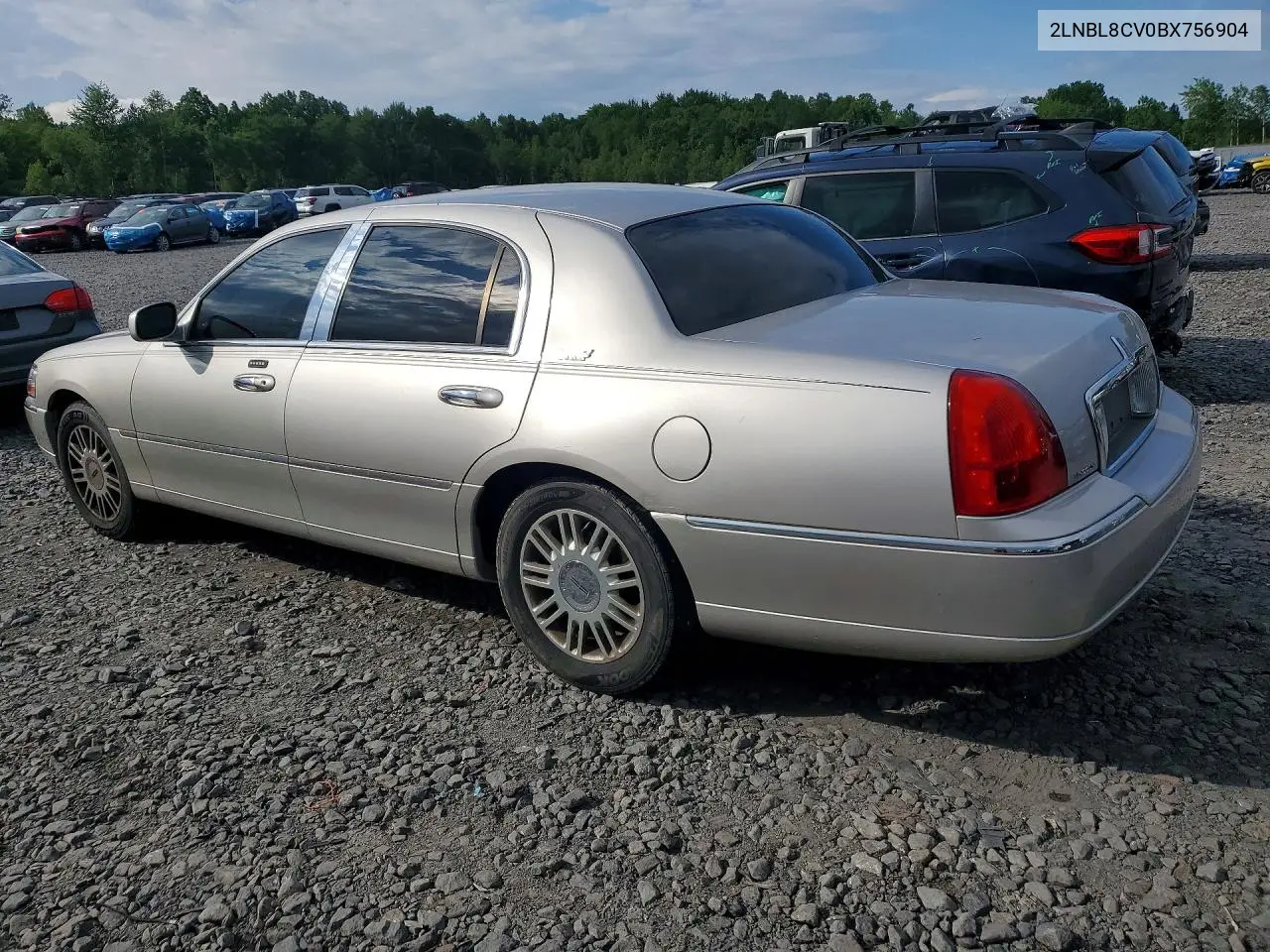 2011 Lincoln Town Car Signature Limited VIN: 2LNBL8CV0BX756904 Lot: 56774896