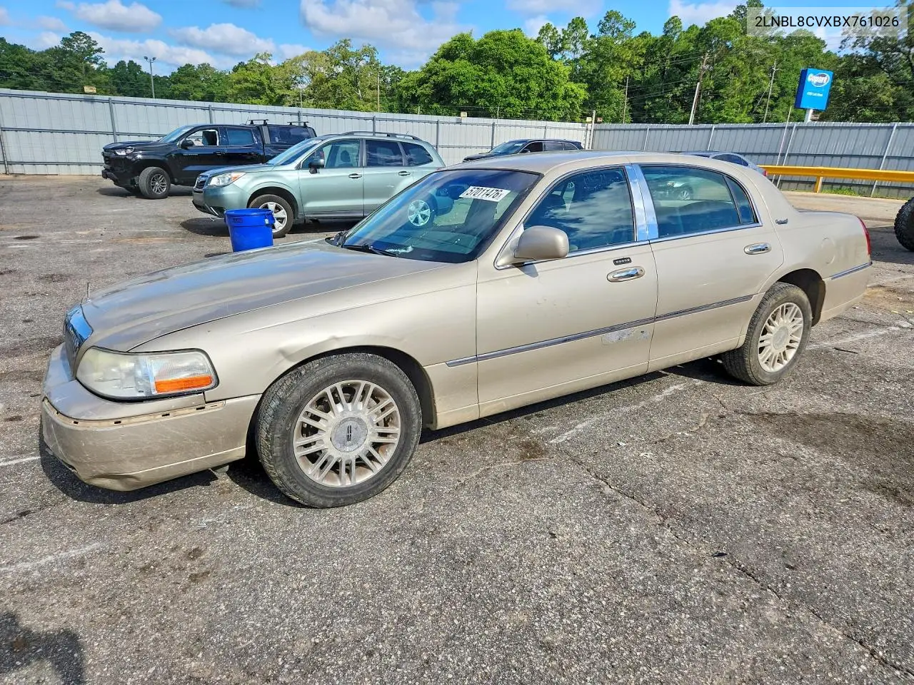 2011 Lincoln Town Car Signature Limited VIN: 2LNBL8CVXBX761026 Lot: 57011476