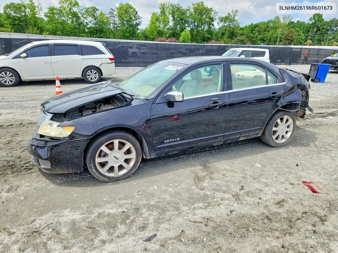 2006 Lincoln Zephyr VIN: 3LNHM26196R601673 Lot: 49158796