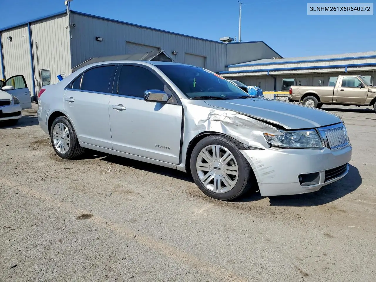 2006 Lincoln Zephyr VIN: 3LNHM261X6R640272 Lot: 51910446