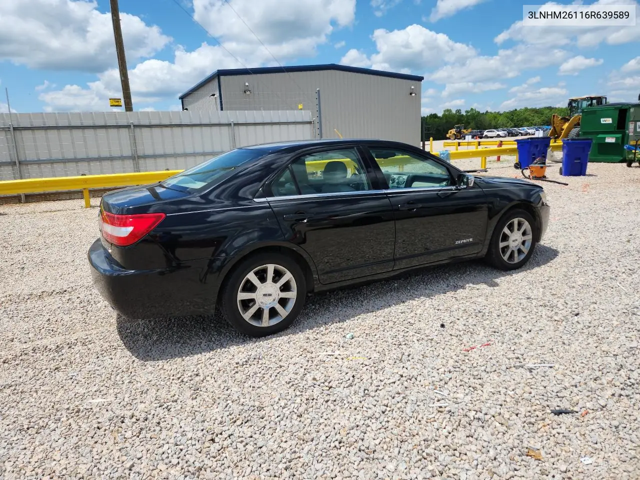 2006 Lincoln Zephyr VIN: 3LNHM26116R639589 Lot: 53533876